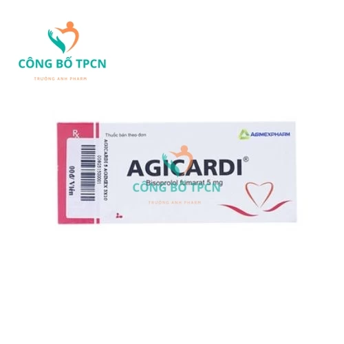 Agicardi 5mg Agimexpharm - Thuốc điều trị tăng huyết áp hiệu quả